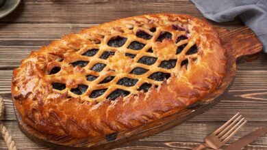 Photo of Пирог с черникой