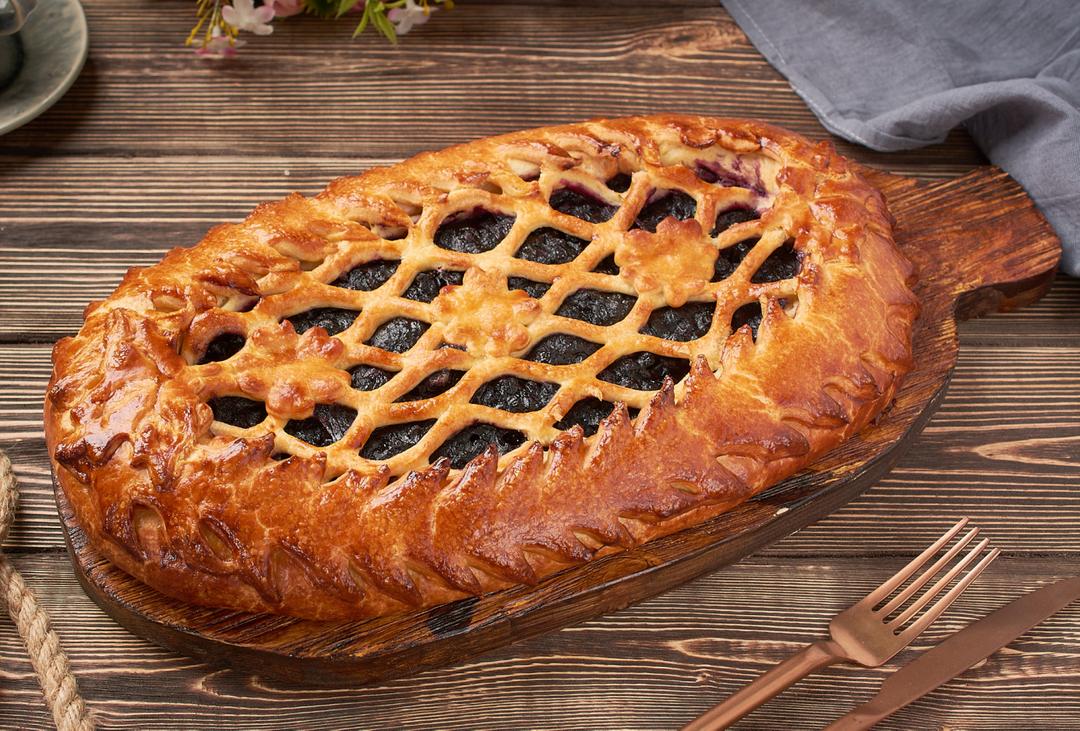 Фото 55 — Пирог с черникой