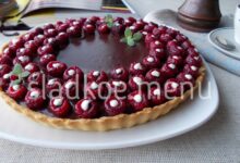 Photo of Шоколадный тарт с мятой