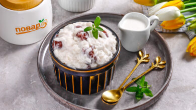 Photo of Пудинг с клюквой и апельсином