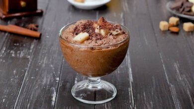 Photo of Шоколадный мусс с орехами
